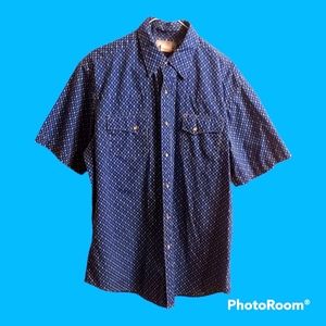 Mes short sleeve button Down shirt